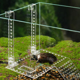 Maxbell Clear Turtle Basking Platform Resting Terrace Durable Climbing Shelf Sturdy Size S