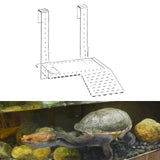 Maxbell Clear Turtle Basking Platform Resting Terrace Durable Climbing Shelf Sturdy Size S