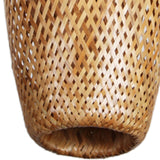 Maxbell Bamboo Pendant Light Lighting Fixtures Lampshade for Kitchen Bedroom