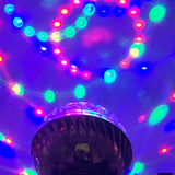 Maxbell Rotating Night Light E27 Bulb Disco Ball Light for Home Birthday Events Gold