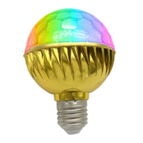 Maxbell Rotating Night Light E27 Bulb Disco Ball Light for Home Birthday Events Gold