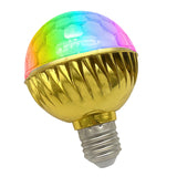 Maxbell Rotating Night Light E27 Bulb Disco Ball Light for Home Birthday Events Gold