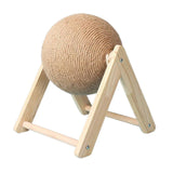 Maxbell Sisal Cat Scratching Rotatable Ball for Pet Kitten Pet Toy Interactive V shaped