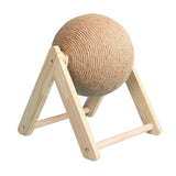 Maxbell Sisal Cat Scratching Rotatable Ball for Pet Kitten Pet Toy Interactive V shaped