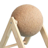 Maxbell Sisal Cat Scratching Rotatable Ball for Pet Kitten Pet Toy Interactive V shaped