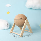Maxbell Sisal Cat Scratching Rotatable Ball for Pet Kitten Pet Toy Interactive V shaped