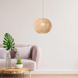 Maxbell Simple Pendant Light Chandelier Hand Weaved Hanging Decor Loft Teahouse 30cm
