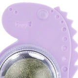 Maxbell Maxbell Natural Catnip Balls Removable Healthy Rotating for Playing Grinding Licking Purple