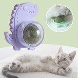 Maxbell Maxbell Natural Catnip Balls Removable Healthy Rotating for Playing Grinding Licking Purple