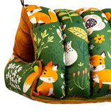 Maxbell Bird Nest Sleeping Bed Birds Hut Soft for Lovebirds Parakeets Cockatoo Green Medium