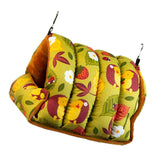 Maxbell Bird Nest Sleeping Bed Birds Hut Soft for Lovebirds Parakeets Cockatoo Yellow Large