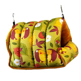 Maxbell Bird Nest Sleeping Bed Birds Hut Soft for Lovebirds Parakeets Cockatoo Yellow Large