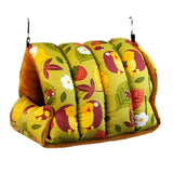 Maxbell Bird Nest Sleeping Bed Birds Hut Soft for Lovebirds Parakeets Cockatoo Yellow Large
