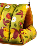 Maxbell Bird Nest Sleeping Bed Birds Hut Soft for Lovebirds Parakeets Cockatoo Yellow Large
