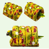 Maxbell Bird Nest Sleeping Bed Birds Hut Soft for Lovebirds Parakeets Cockatoo Yellow Large