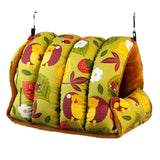 Maxbell Bird Nest Sleeping Bed Birds Hut Soft for Lovebirds Parakeets Cockatoo Yellow Large
