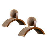 Maxbell Cat Scratcher Pad Wooden Frame Claws Care Cat Scratching Ball Wear Resistant M