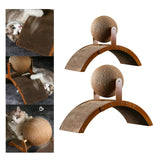Maxbell Cat Scratcher Pad Wooden Frame Claws Care Cat Scratching Ball Wear Resistant M