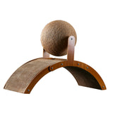 Maxbell Cat Scratcher Pad Wooden Frame Claws Care Cat Scratching Ball Wear Resistant M