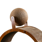 Maxbell Cat Scratcher Pad Wooden Frame Claws Care Cat Scratching Ball Wear Resistant M
