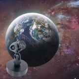 Maxbell Earth Moon Night Lamp 360° Rotatable USB for Decor Lovers Desktop 3 Films