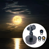 Maxbell Earth Moon Night Lamp 360° Rotatable USB for Decor Lovers Desktop 3 Films
