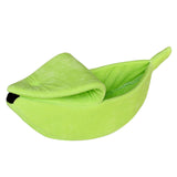 Maxbell Maxbell Banana Cats Bed House Cat Cuddle Supplies Warm for Rabbit Green M