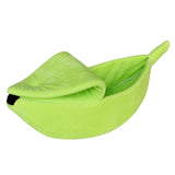 Maxbell Maxbell Banana Cats Bed House Cat Cuddle Supplies Warm for Rabbit Green L
