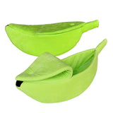 Maxbell Maxbell Banana Cats Bed House Cat Cuddle Supplies Warm for Rabbit Green L