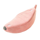 Maxbell Maxbell Banana Cats Bed House Cat Cuddle Supplies Warm for Rabbit Pink XL