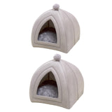Maxbell Portable Cat house for Indoor Cats Nest Dog Kitten Warm Winter S