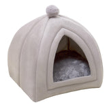 Maxbell Portable Cat house for Indoor Cats Nest Dog Kitten Warm Winter S
