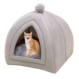 Maxbell Portable Cat house for Indoor Cats Nest Dog Kitten Warm Winter S