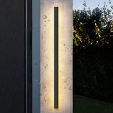 Maxbell Modern Outdoor Wall Light Waterproof Metal Long Wall Lamp for Porch Patio 100cm