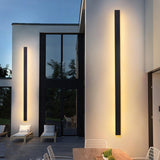 Maxbell Modern Outdoor Wall Light Waterproof Metal Long Wall Lamp for Porch Patio 100cm