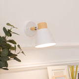 Maxbell Wall Sconce Lighting E27 Light Fixture Bedside Lamp for Stairs Corridor White