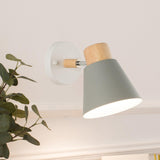 Maxbell Wall Sconce Lighting E27 Light Fixture Bedside Lamp for Stairs Corridor Gray
