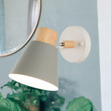 Maxbell Wall Sconce Lighting E27 Light Fixture Bedside Lamp for Stairs Corridor Gray