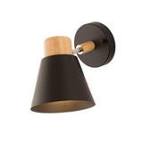 Maxbell Wall Sconce Lighting E27 Light Fixture Bedside Lamp for Stairs Corridor Black