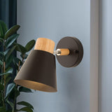Maxbell Wall Sconce Lighting E27 Light Fixture Bedside Lamp for Stairs Corridor Black