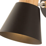 Maxbell Wall Sconce Lighting E27 Light Fixture Bedside Lamp for Stairs Corridor Black