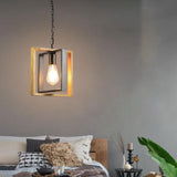 Maxbell Retro Style Pendant Light Ceiling Lamp Adjustable Lighting for Loft Hallway Rope Iron Chain