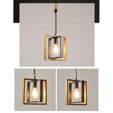 Maxbell Retro Style Pendant Light Ceiling Lamp Adjustable Lighting for Loft Hallway Rope Iron Chain