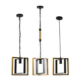 Maxbell Retro Style Pendant Light Ceiling Lamp Adjustable Lighting for Loft Hallway Rope Iron Chain