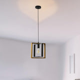 Maxbell Retro Style Pendant Light Ceiling Lamp Adjustable Lighting for Loft Hallway Wire