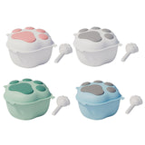 Maxbell Pet Dog Food Storage Container with Lid Food Dispenser Grains Rice Case Pink