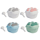 Maxbell Pet Dog Food Storage Container with Lid Food Dispenser Grains Rice Case Pink