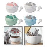 Maxbell Pet Dog Food Storage Container with Lid Food Dispenser Grains Rice Case Pink