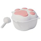 Maxbell Pet Dog Food Storage Container with Lid Food Dispenser Grains Rice Case Pink