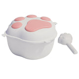 Maxbell Pet Dog Food Storage Container with Lid Food Dispenser Grains Rice Case Pink